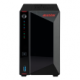 NAS ASUSTOR TOWER 2 BAY 2GHZ 4GB DDR4 X